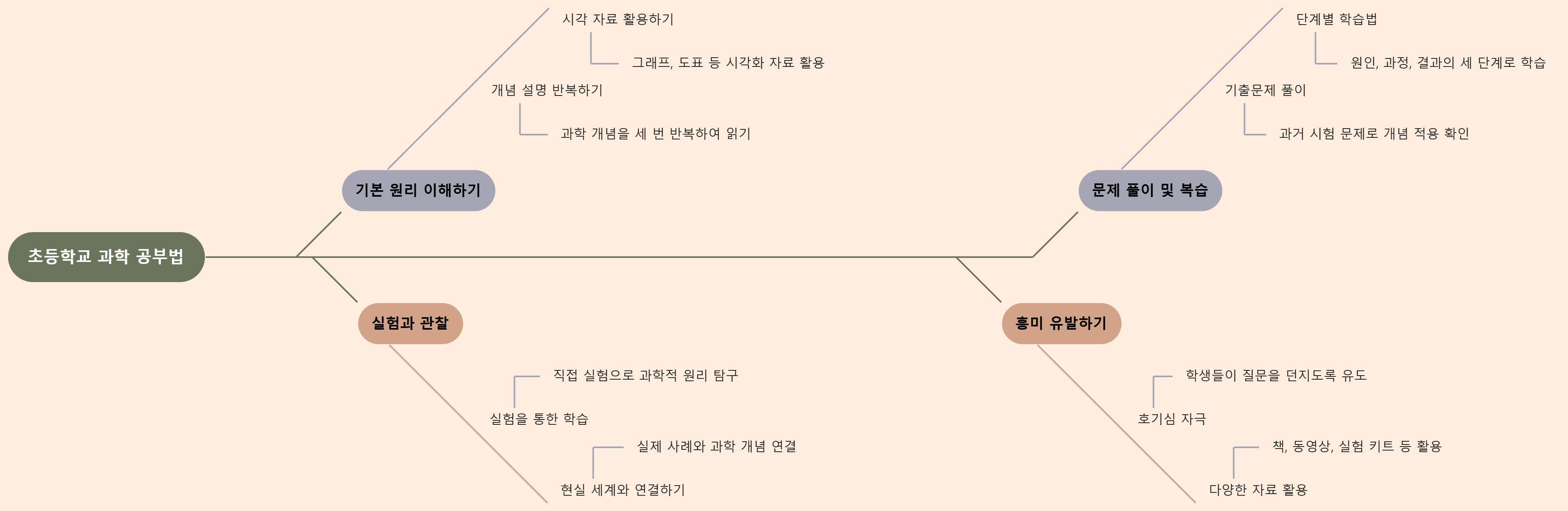 초등학교 과학 공부: 기본 원리, 실험과 관찰, 문제 풀이 및 복습