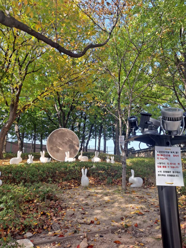 화도진공원 달과 토끼