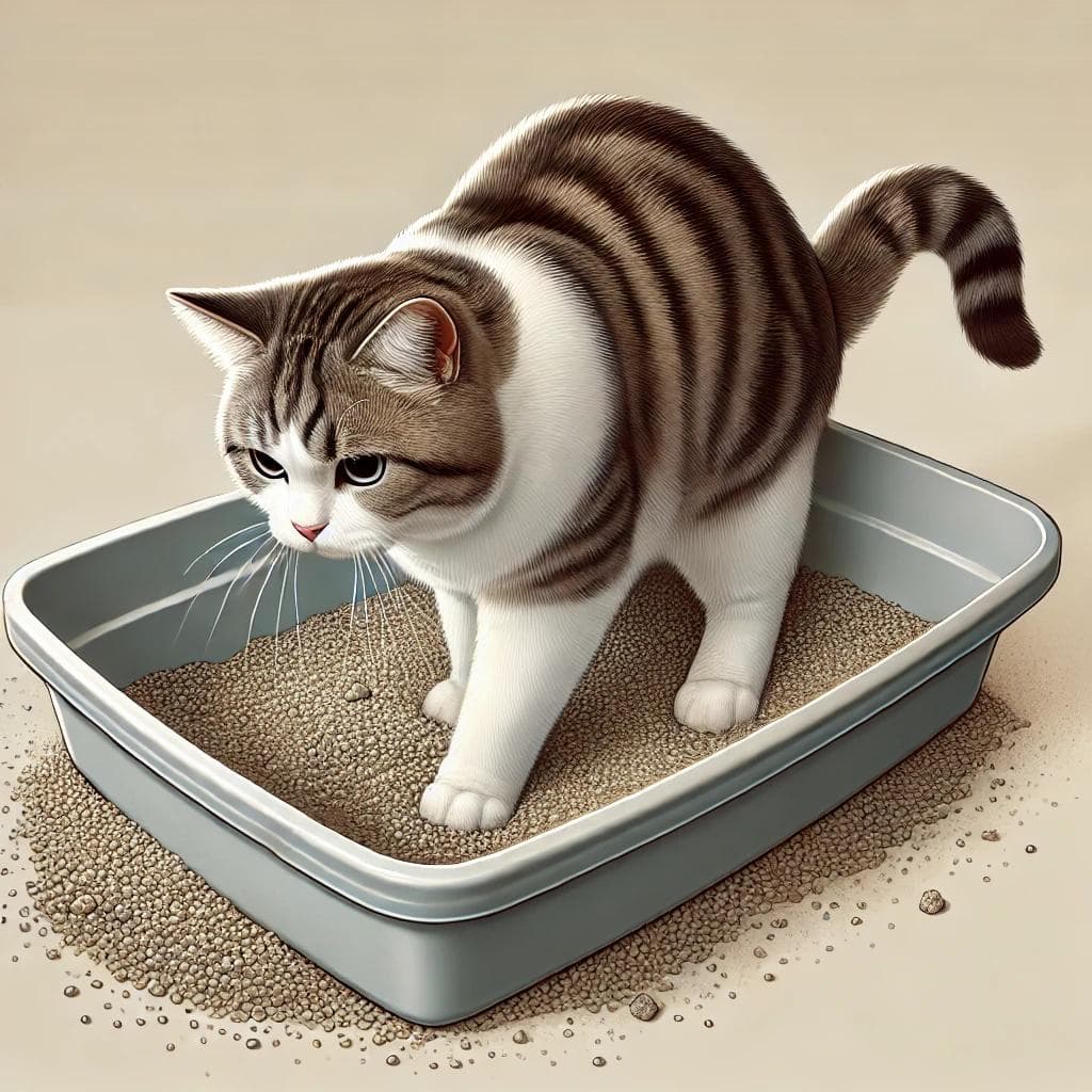 고양이의 올바른 화장실 사용법 훈련하기