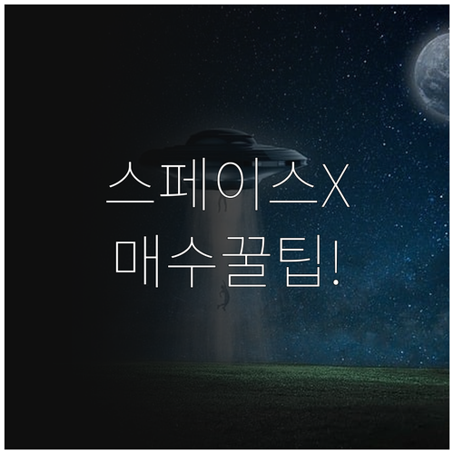 일반 투자자를 위한 스페이스엑스 주식..