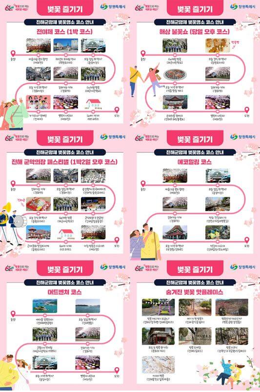 벛꽃 명소 및 투어코스