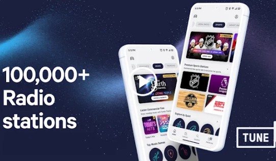안드로이드를 위한 최고의 무료 팟캐스트 앱 추천 - TuneIn