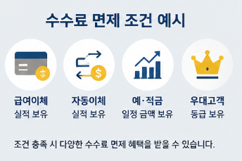 은행 창구 거래 수수료 왜 내야 할까? 무료 이용하는 방법 총정리3