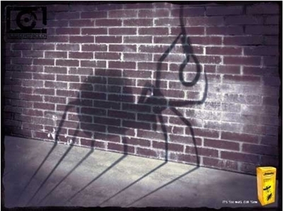 살충제 광고 카피 인쇄광고