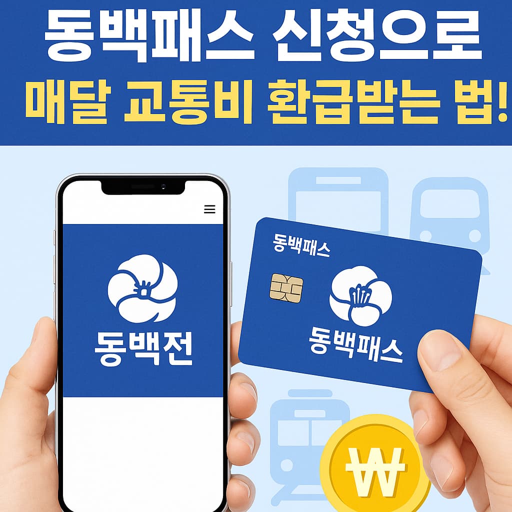 동백패스 신청