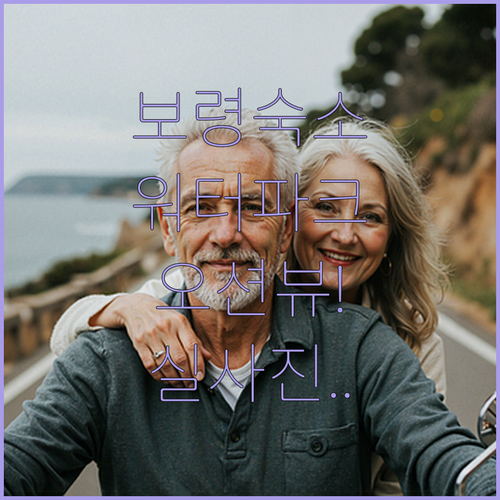 보령 호텔 펜션 예약 가이드 워터파크..