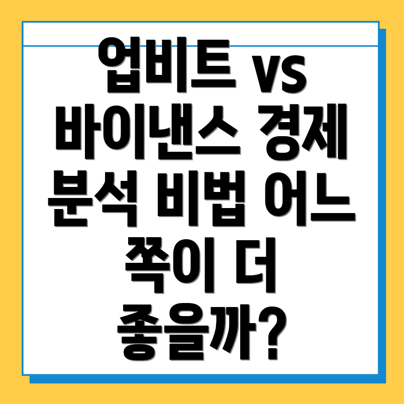 업비트와 바이낸스