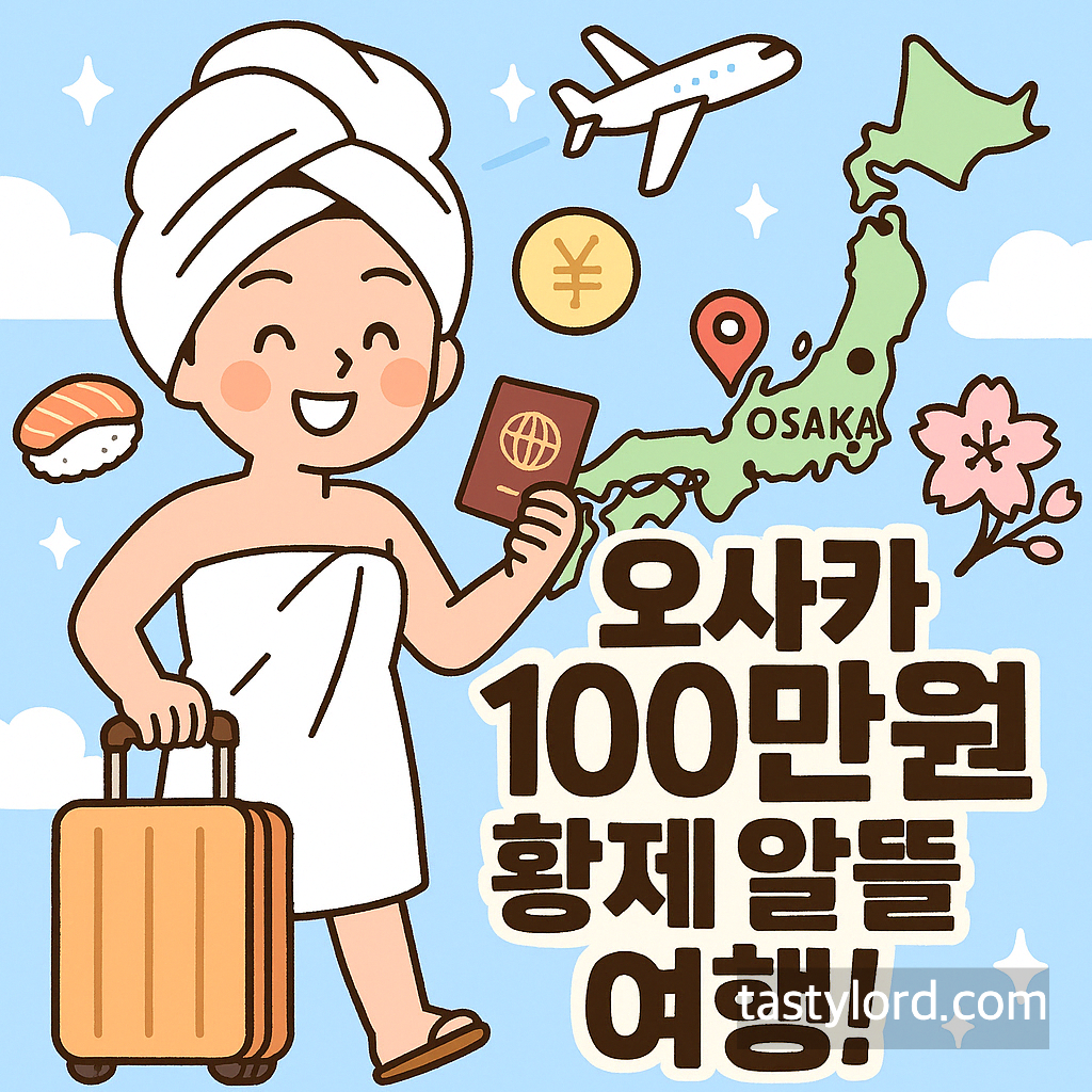 오사카 여행 코스100만원으로 즐기는 완벽한 황제 여행 준비하세요!