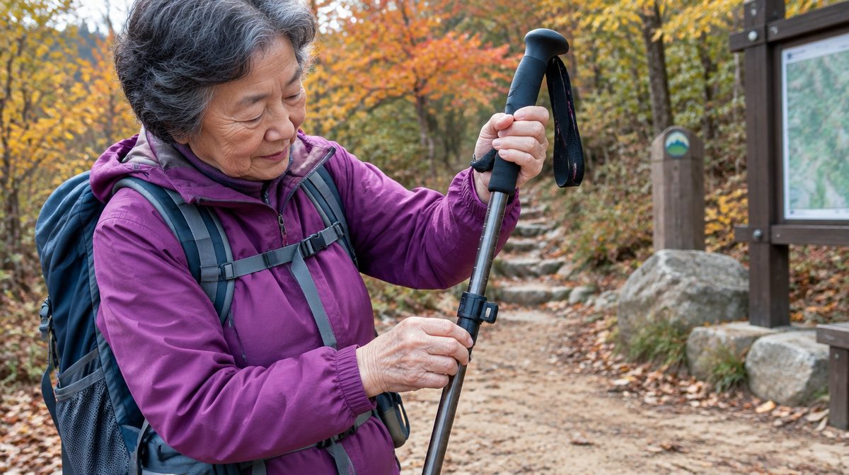 등산 스틱, 제대로 쓰면 든든합니다, 가을 산책과 등산