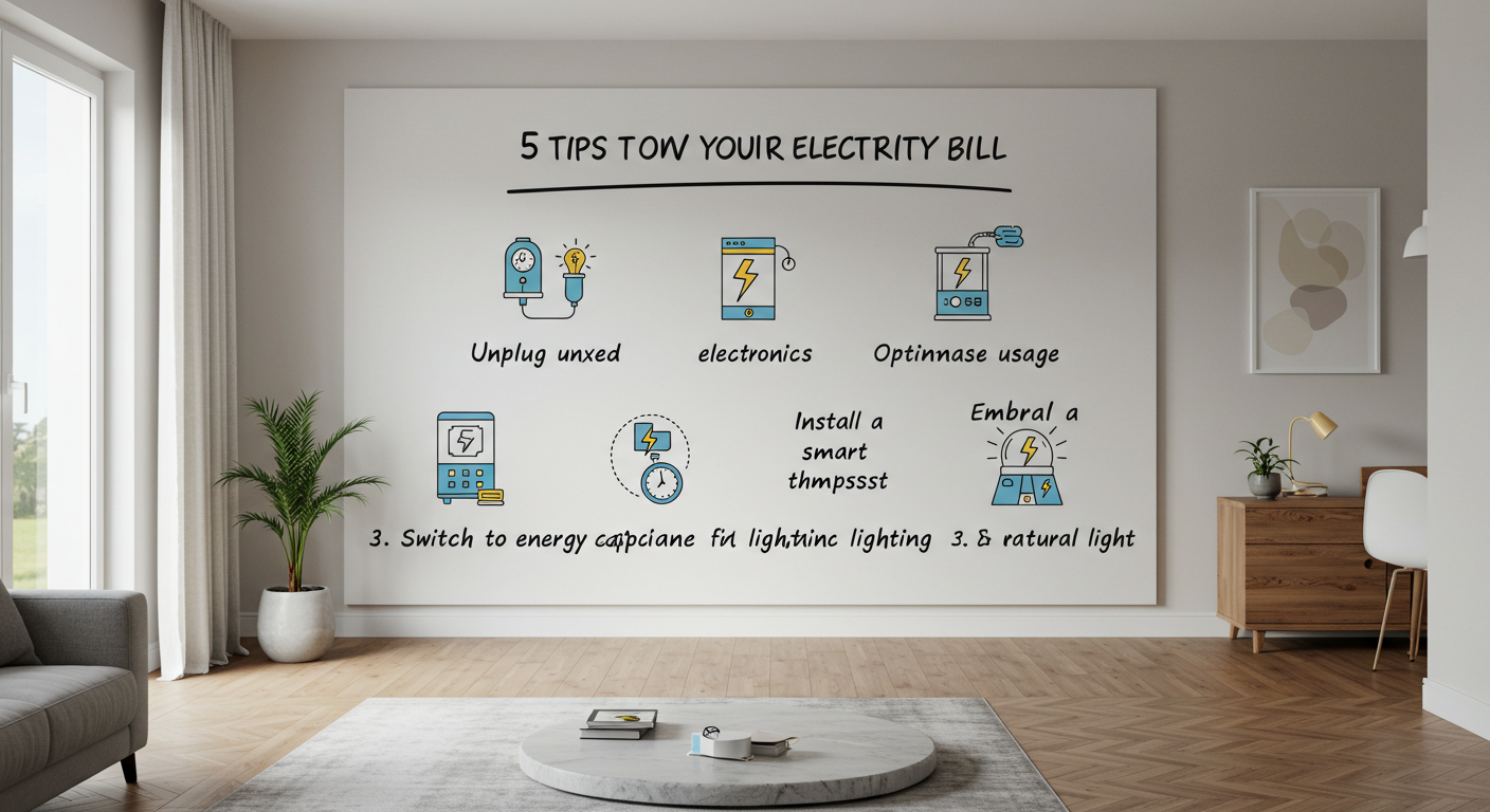 전기세 아끼는 꿀팁 5가지
