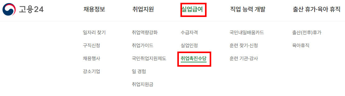 실업급여 - 취업촉진수당