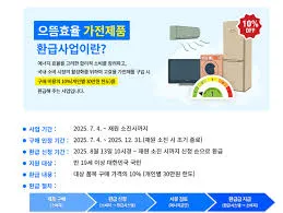 전자 제품 1등급 환급