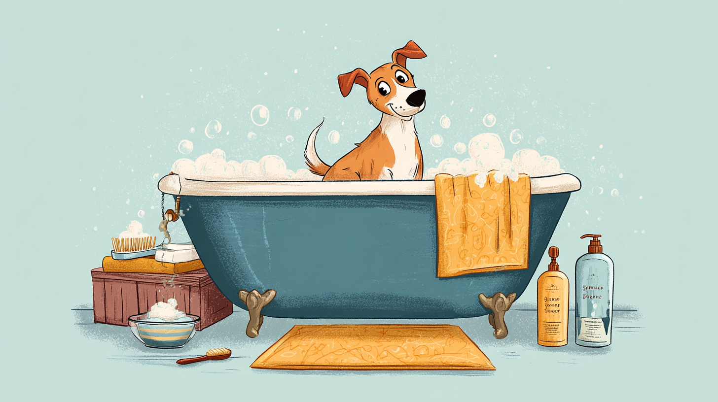 강아지 목욕 시키는 방법