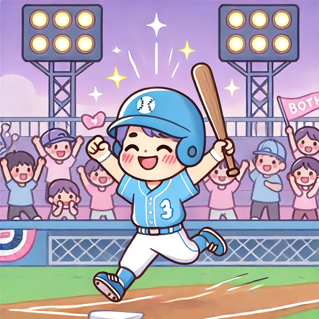 불꽃야구 첫 홈런3