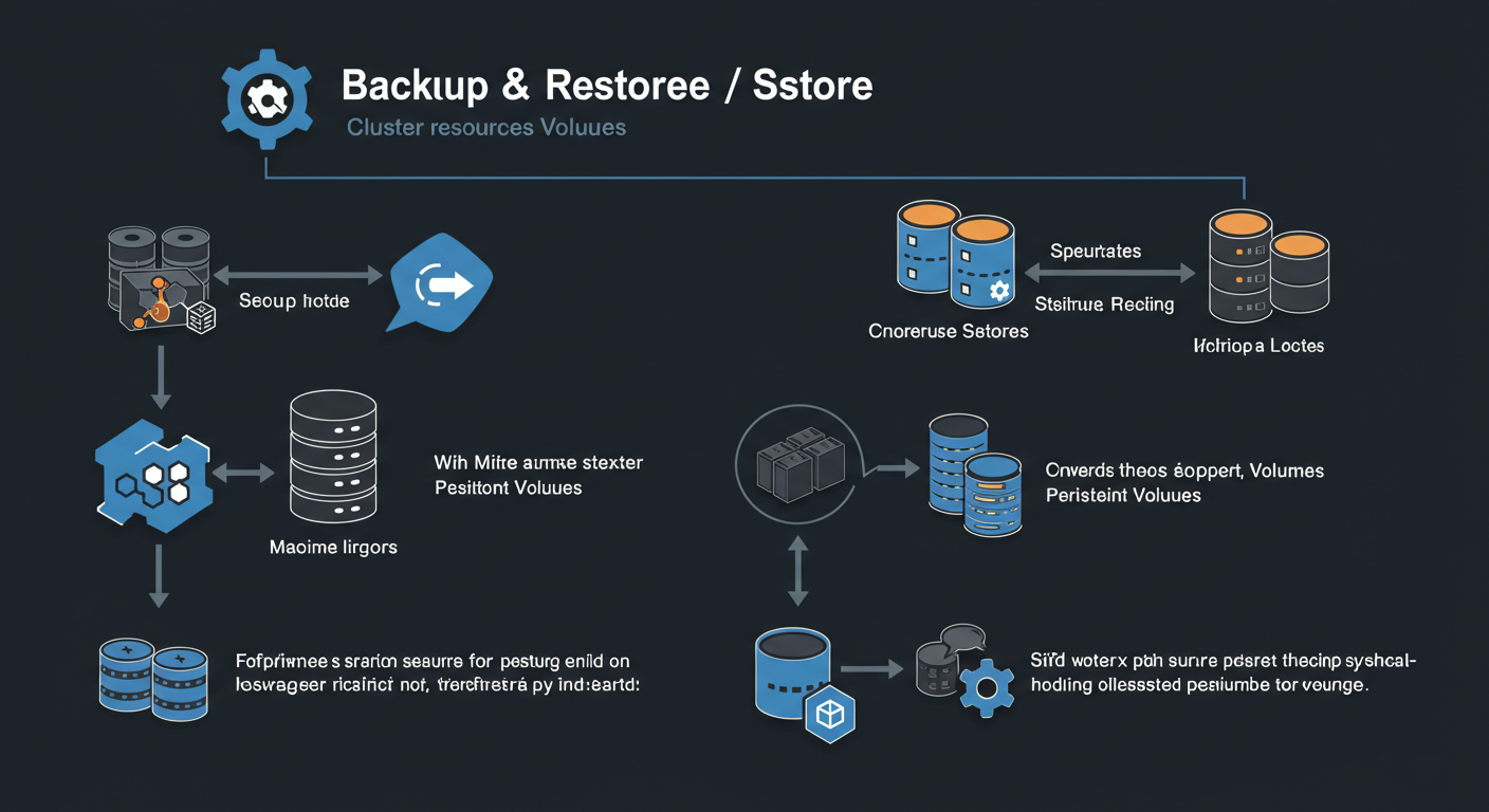 클러스터 자원 및 영구 볼륨에 대한 백업·복원 기능 제공