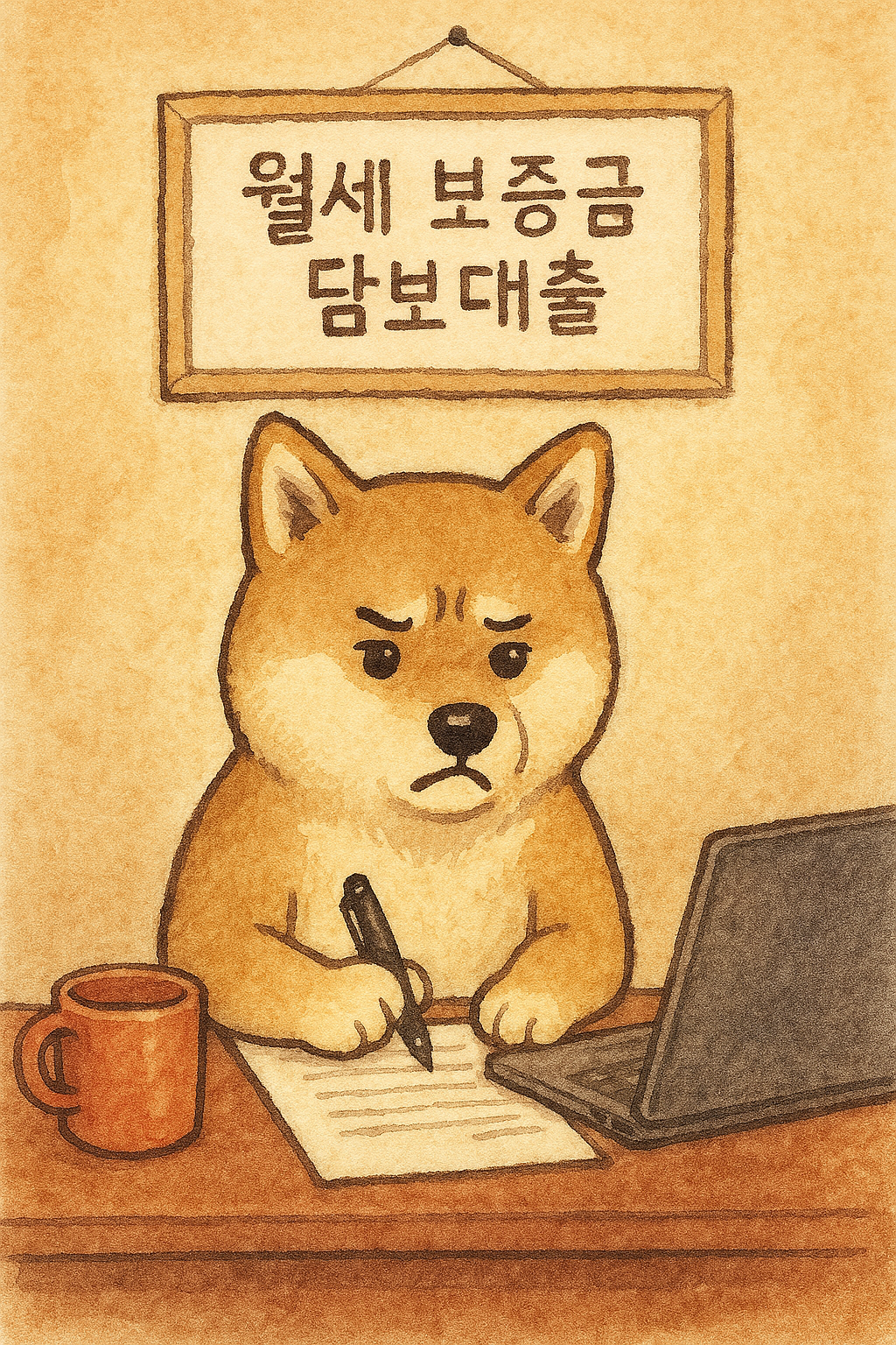 월세보증금 담보대출 조건 한눈에 정리한 인포그래픽