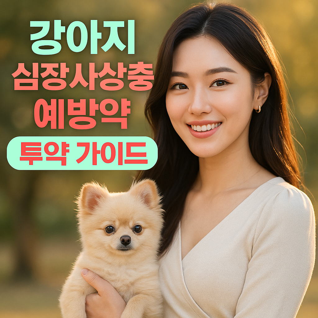 강아지 심장사상충 예방약 투약 가이드