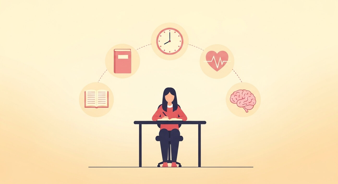 수험생 연말 멘탈관리 팁 (스트레스, 집중력, 건강)