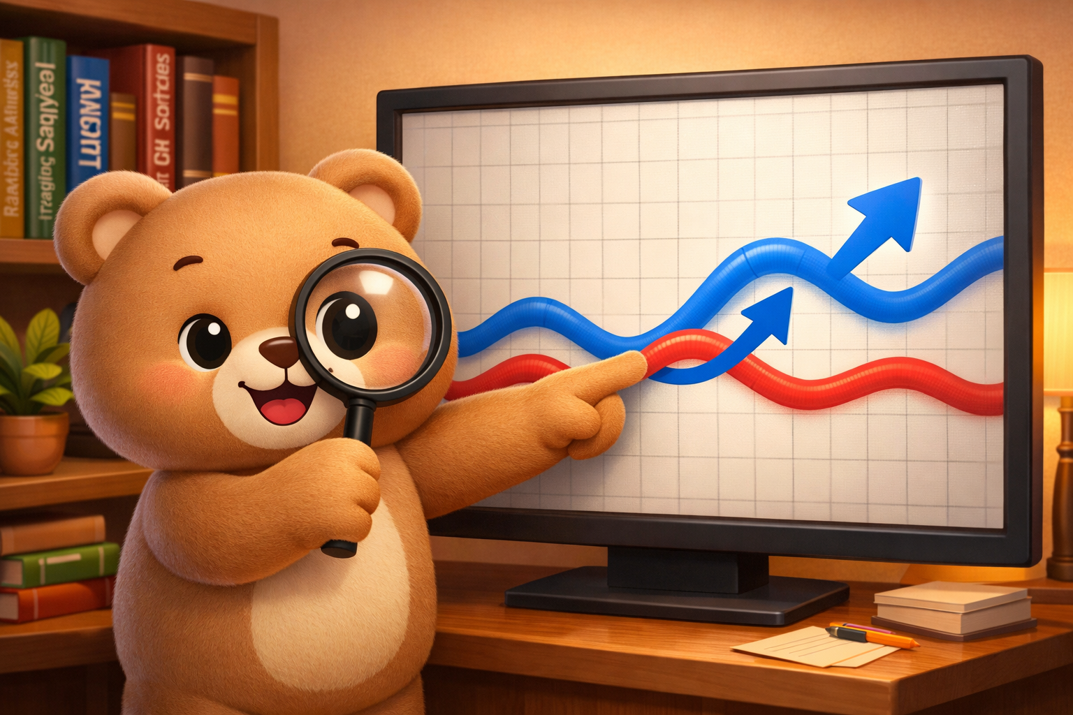 MACD 골든크로스 차트 예시