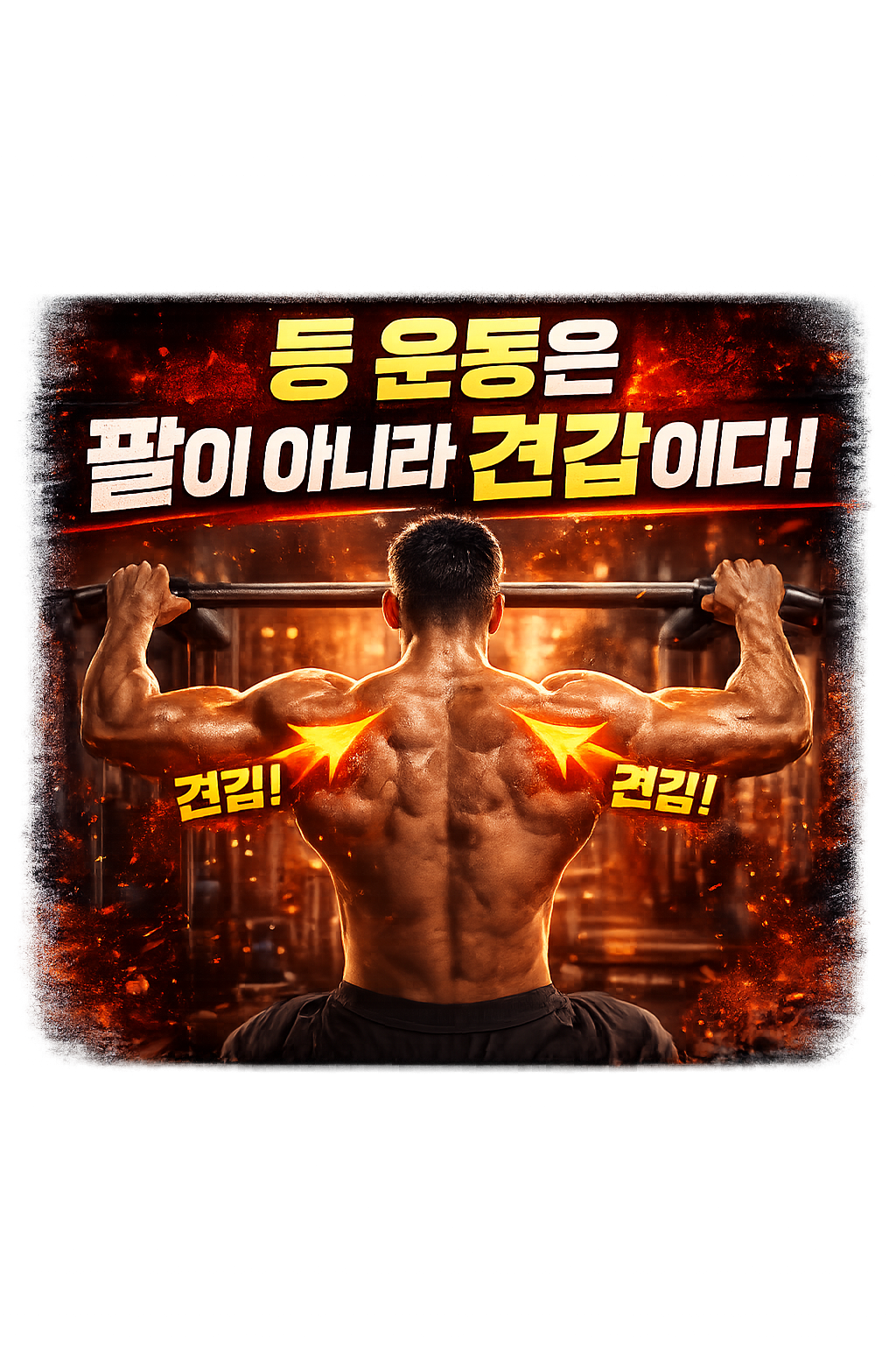 등 운동은 팔이 아니라 견갑이다