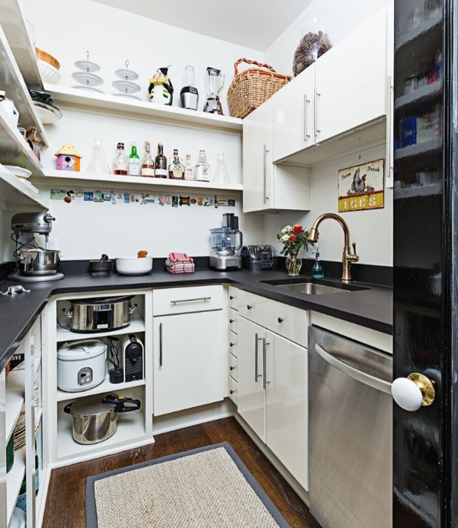 빈틈없는 주방수납 인테리어