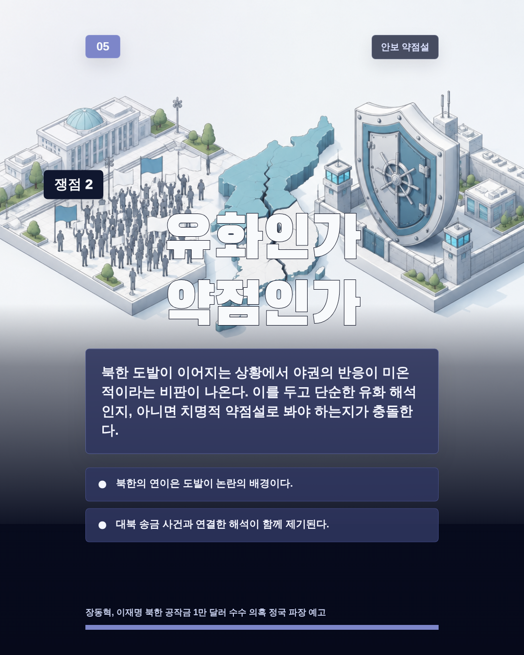 유화인가 약점인가