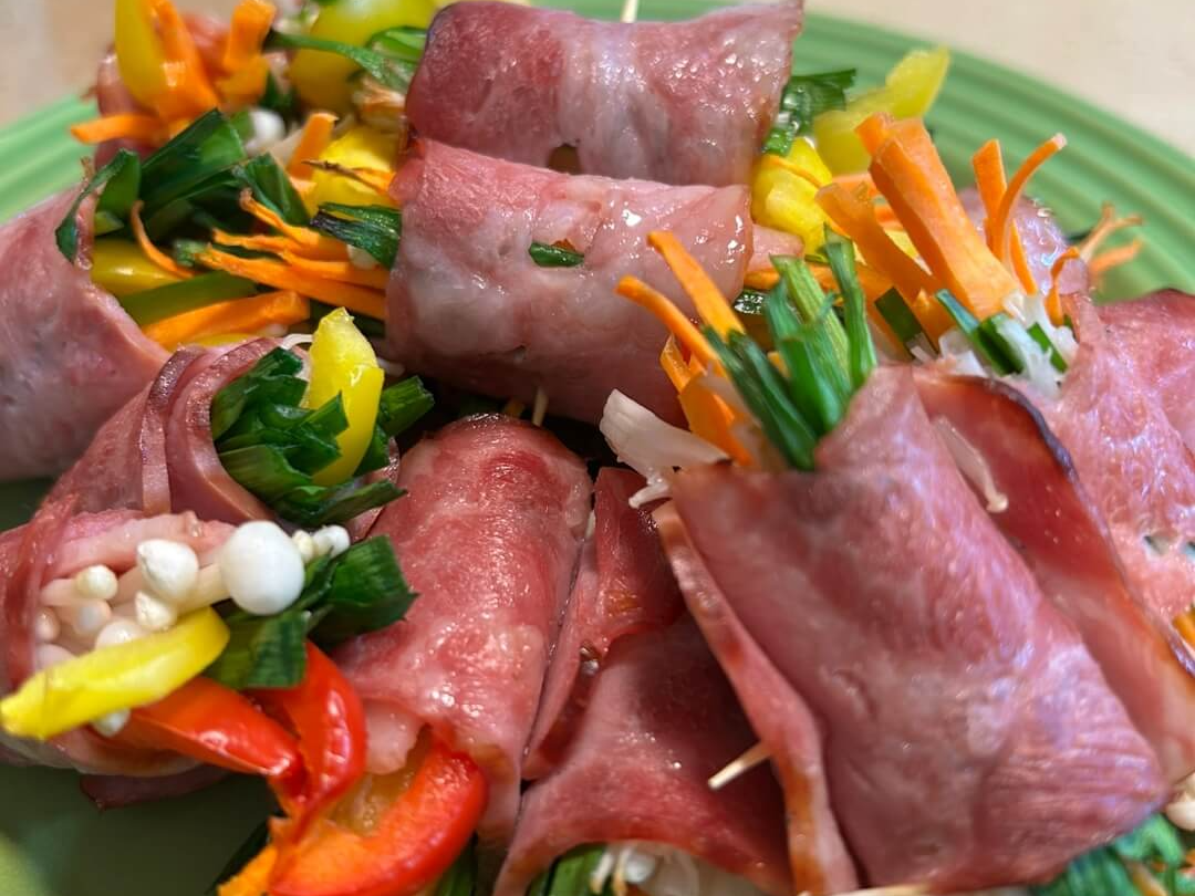 베이컨 말이 야채 구이