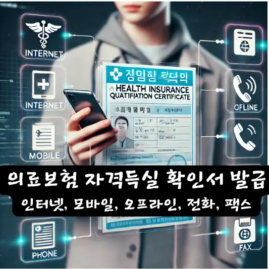 의료보험 자격득실 확인서 발급