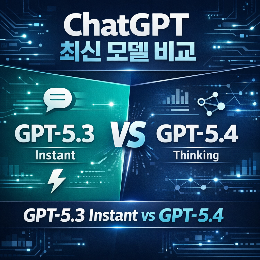 ChatGPT 최신 모델 가이드: GPT-5.3 Instant와 GPT-5.4의 차이