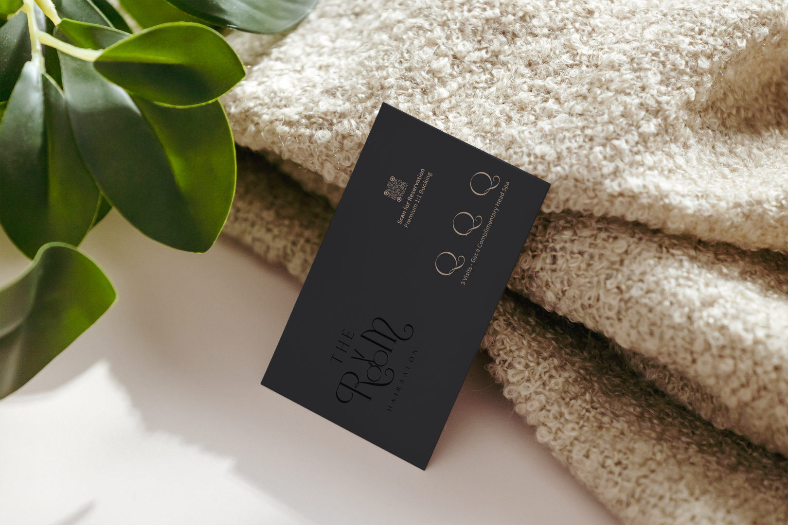 미용실 명함 디자인