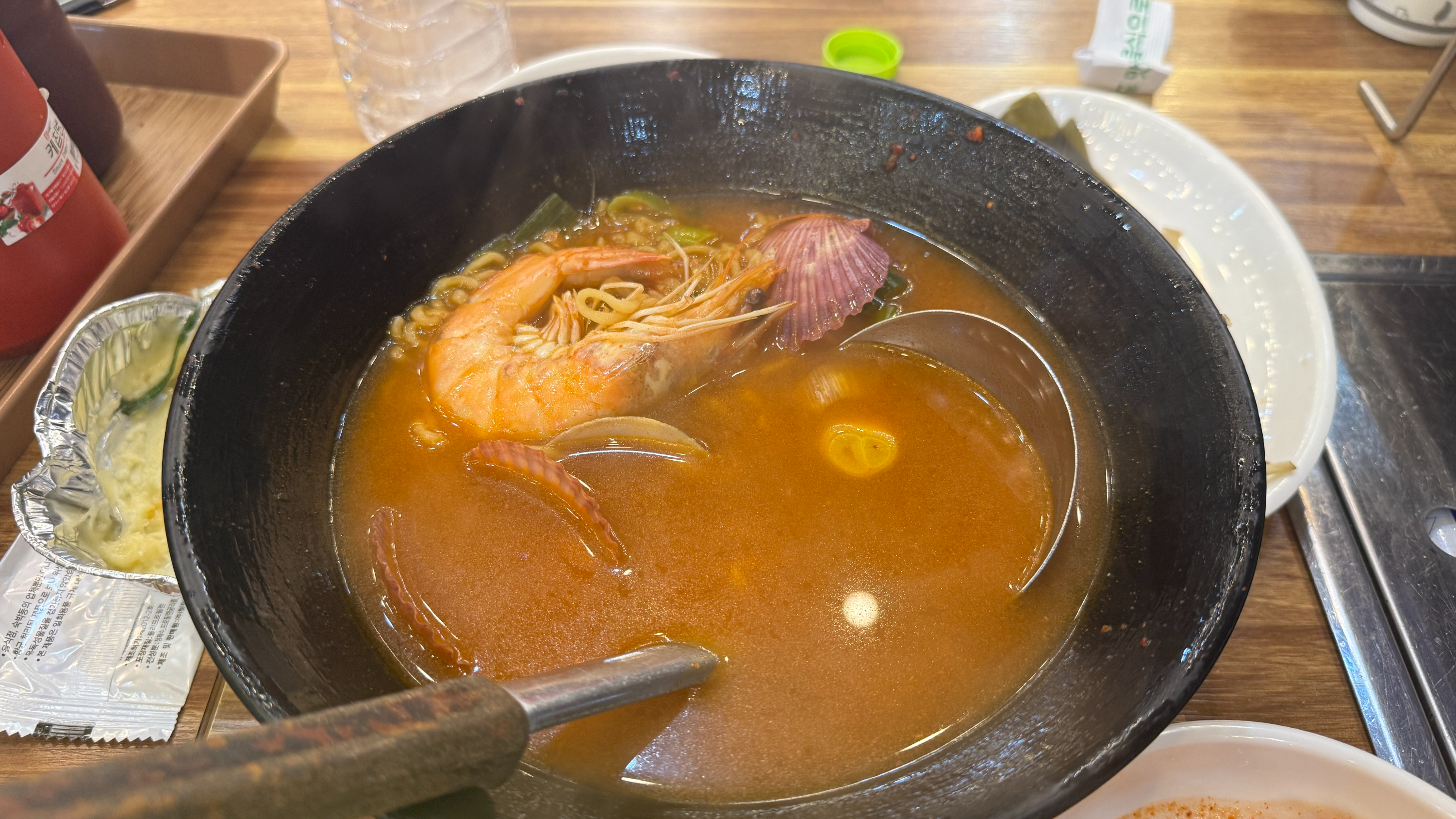 대천 키조개 삼합 라면