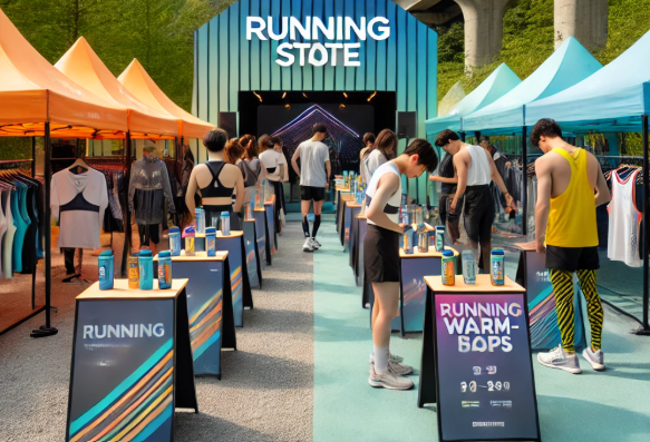 팝업에 참여한 사람들의 모습