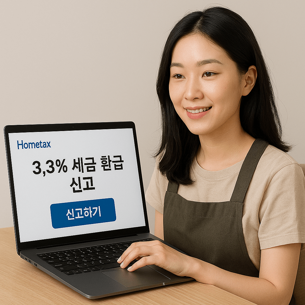 알바생 필독! 3.3% 세금 환급받는 초간단 방법 – 5분이면 신청 끝2