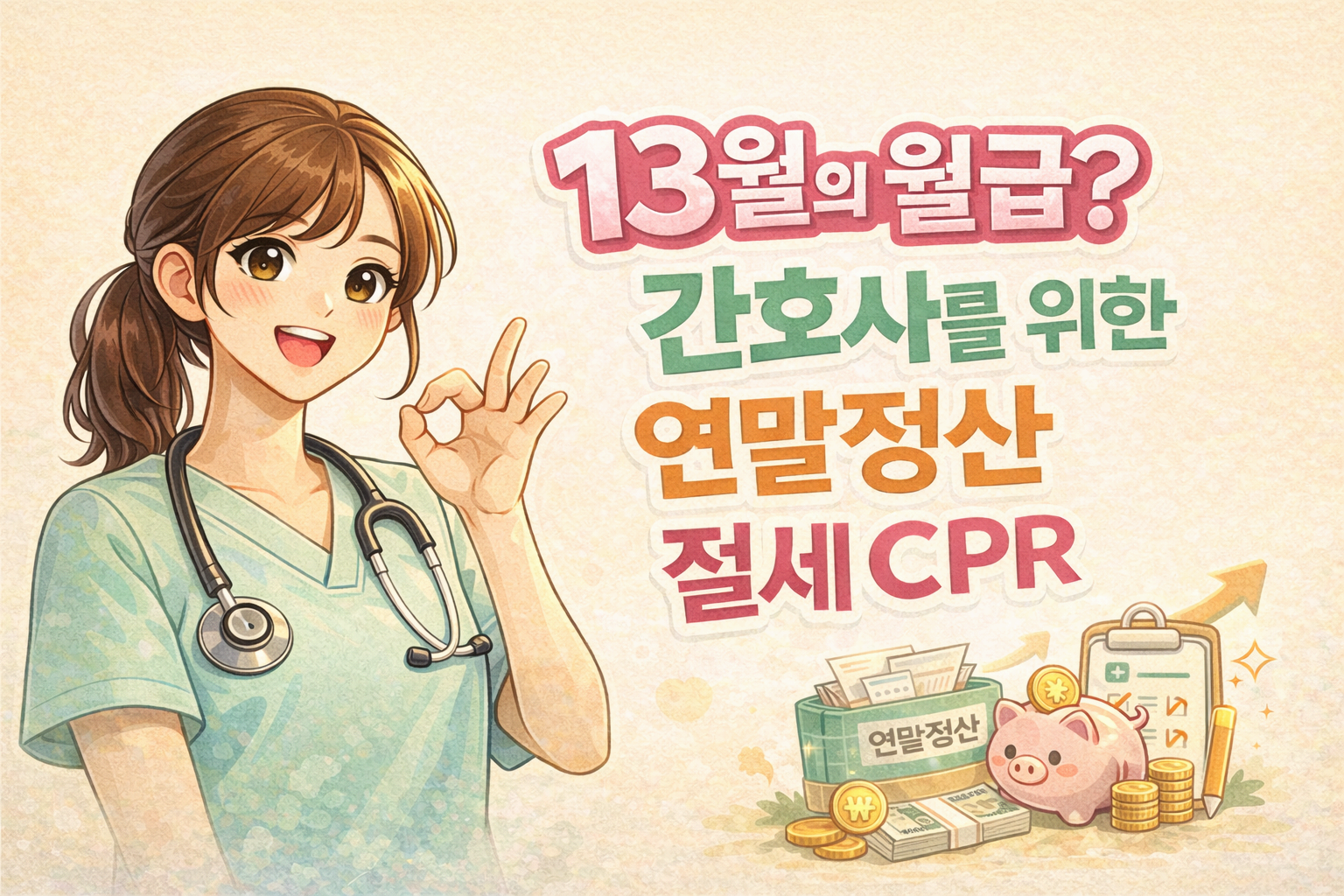 [너스앤 머니 07] 13월의 월급? 간호사를 위한 연말정산 절세 CPR 프로토콜