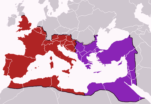 로마의 동서분할