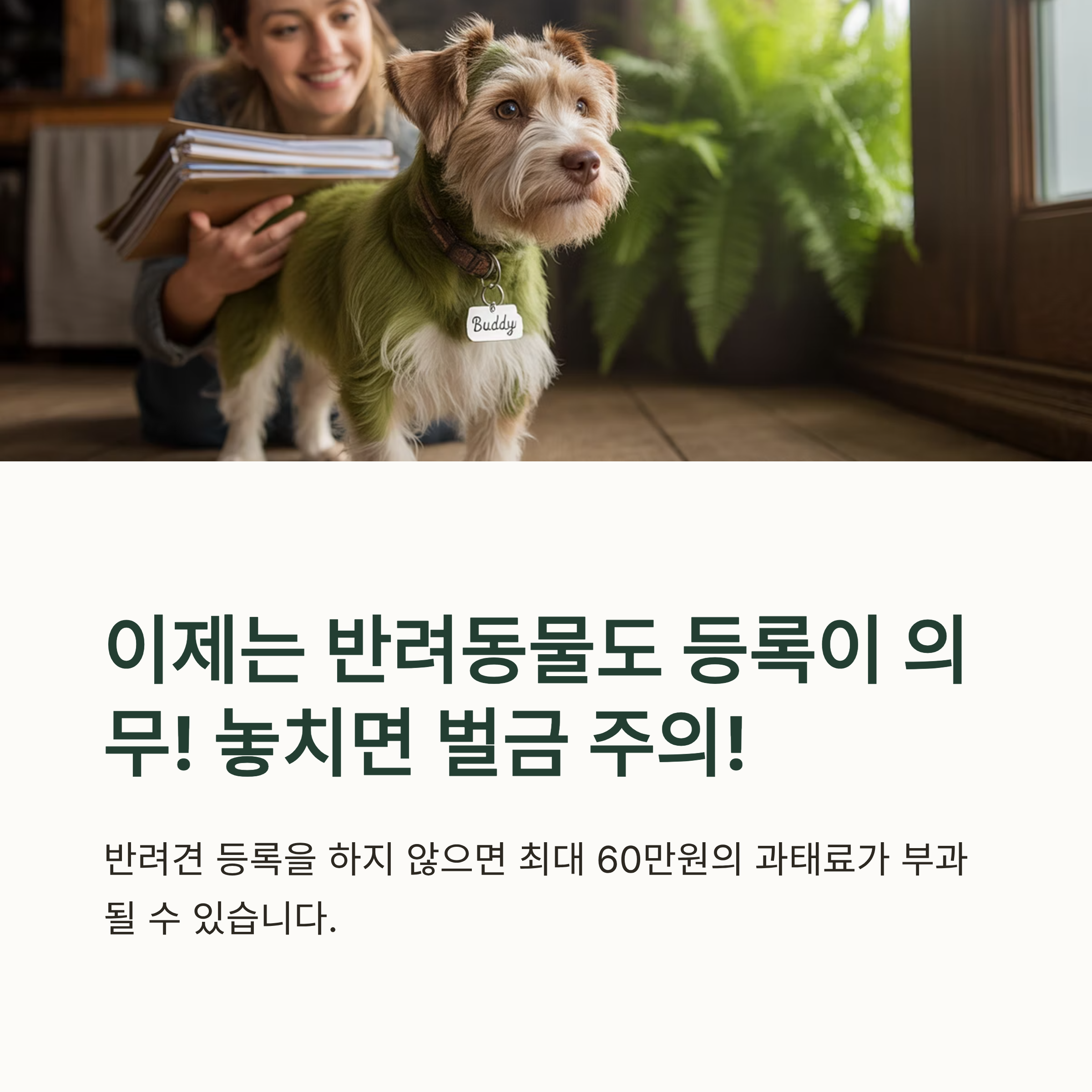 반려동물도 등록
