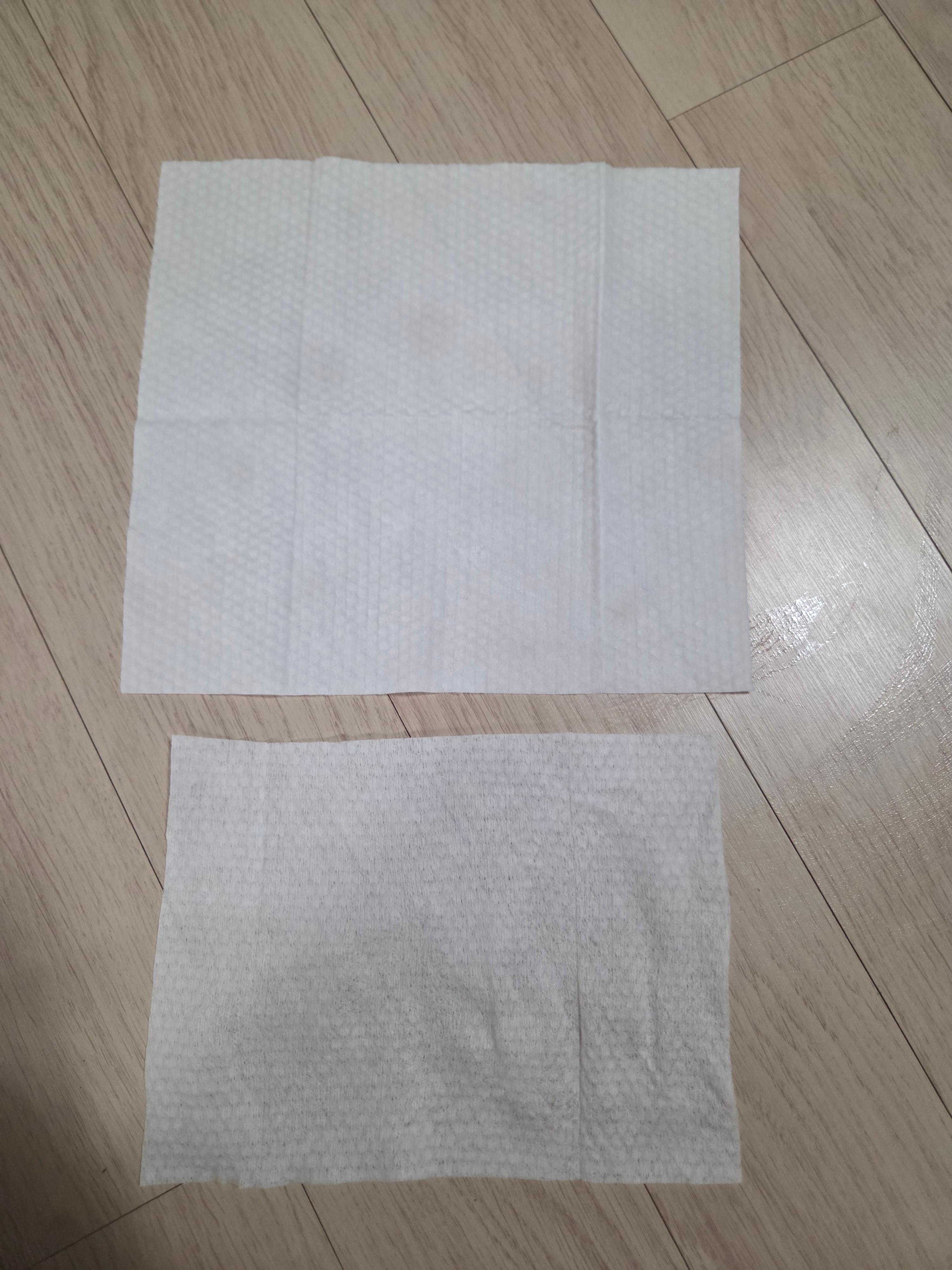 물티슈랑 사이즈 비교