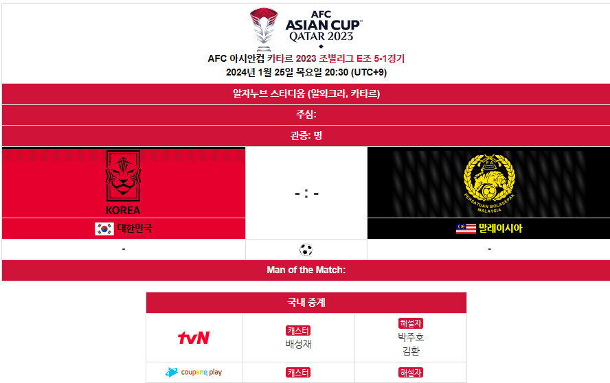 3차전 말레이시아전 (나무위키 정보)