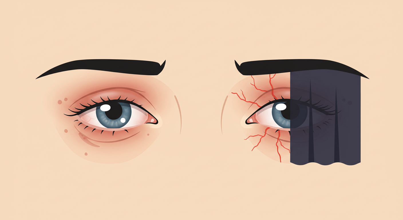 일반 눈피로 vs 망막박리 증상 구분하기