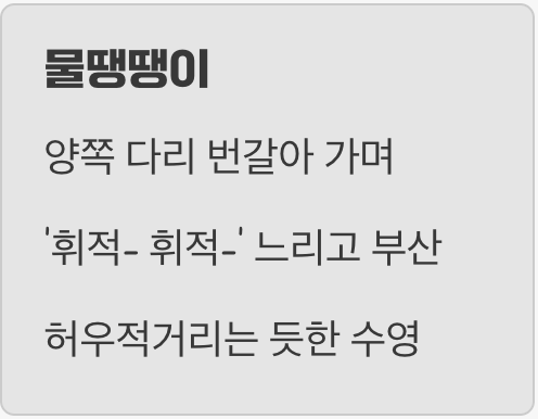 겉모습보다 확실한 움직임의 차이