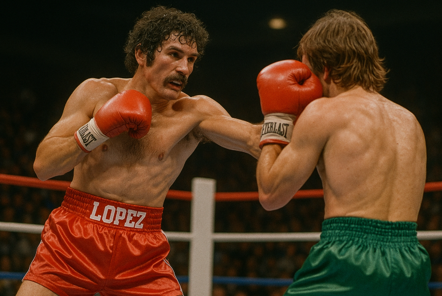 데니 로페즈의 경기장면