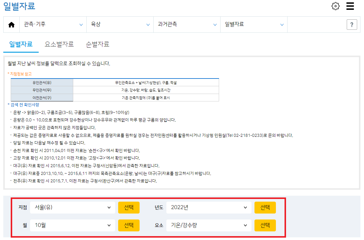 지역별 김장 무 수확시기 확인방법