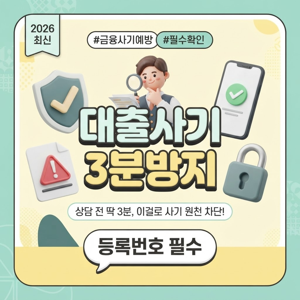 불법대출모집인 확인방법