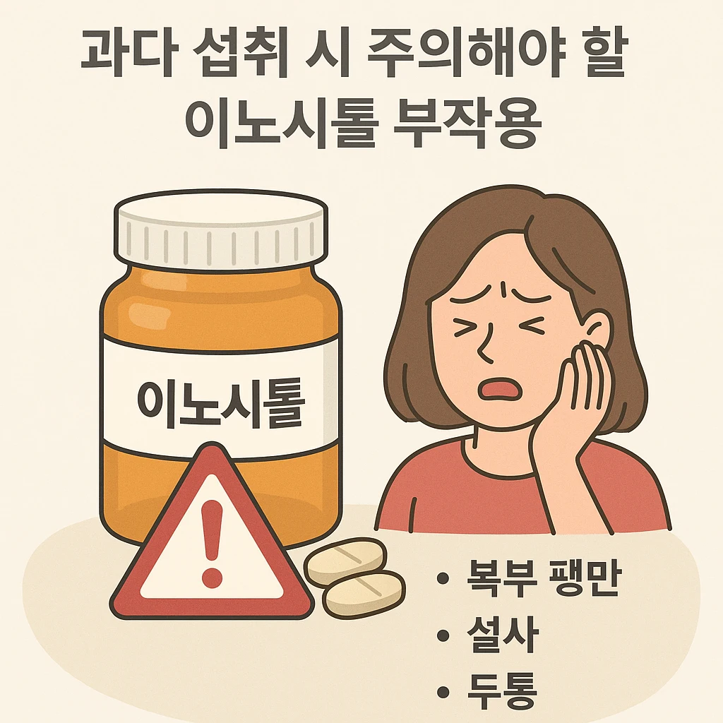 과다 섭취 시 주의해야 할 이노시톨 부작용