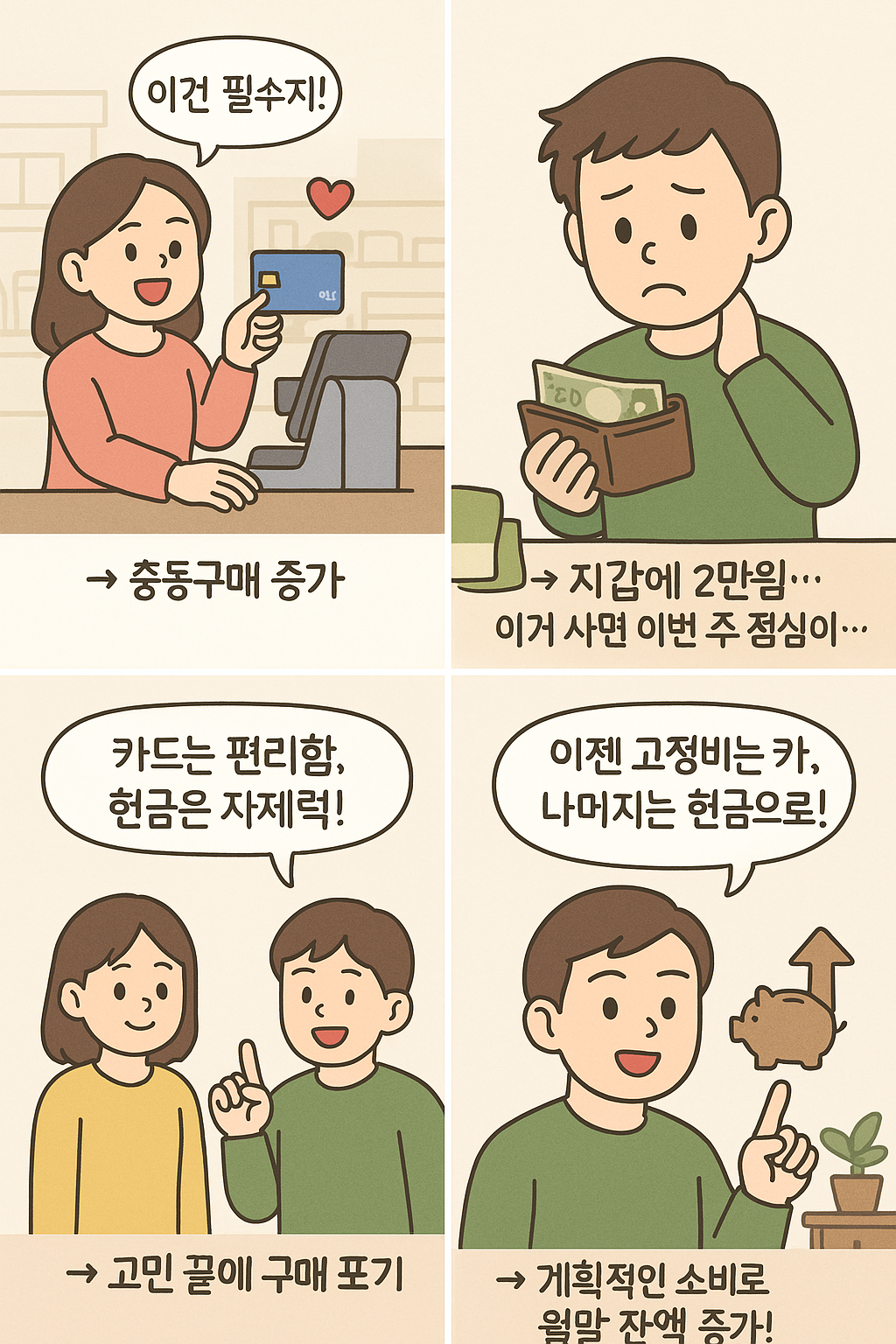 카드 vs 현금