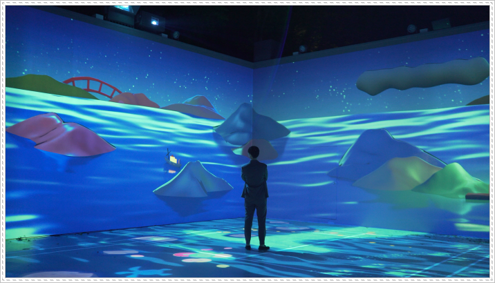 통영 디피랑 야경모습입니다.