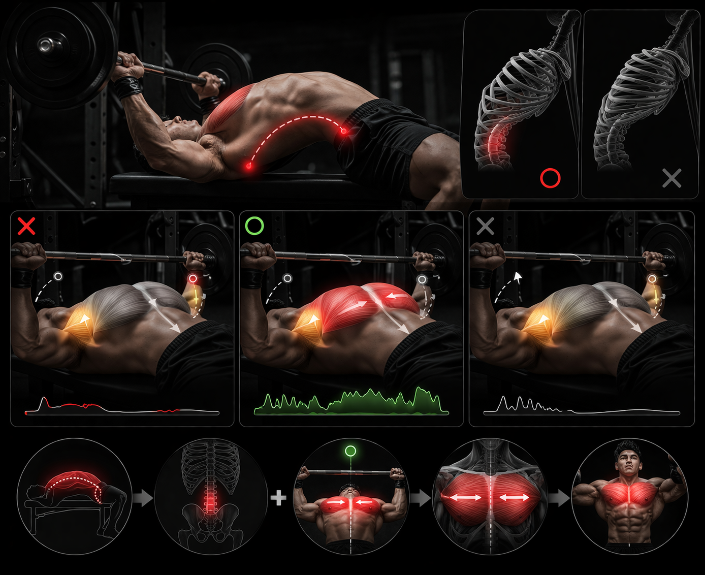 아치를 제대로 쓰는 벤치프레스 구조