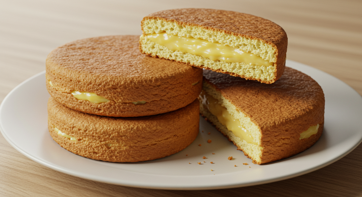 커스터드 크림 빵 만들기 