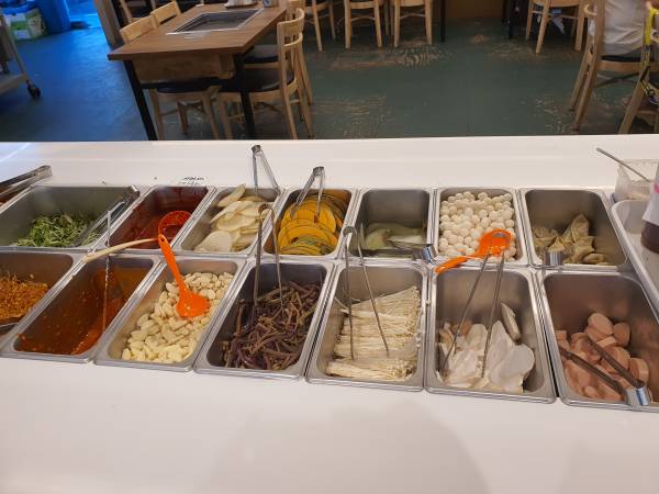 쌈마이대패-셀프바-음식