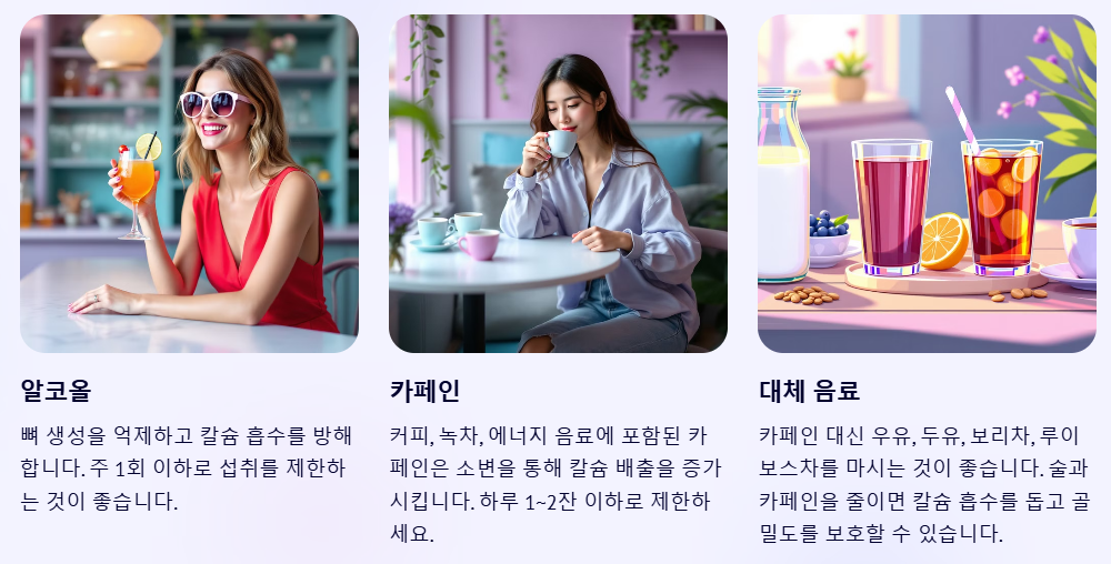 술 카페인 줄이기